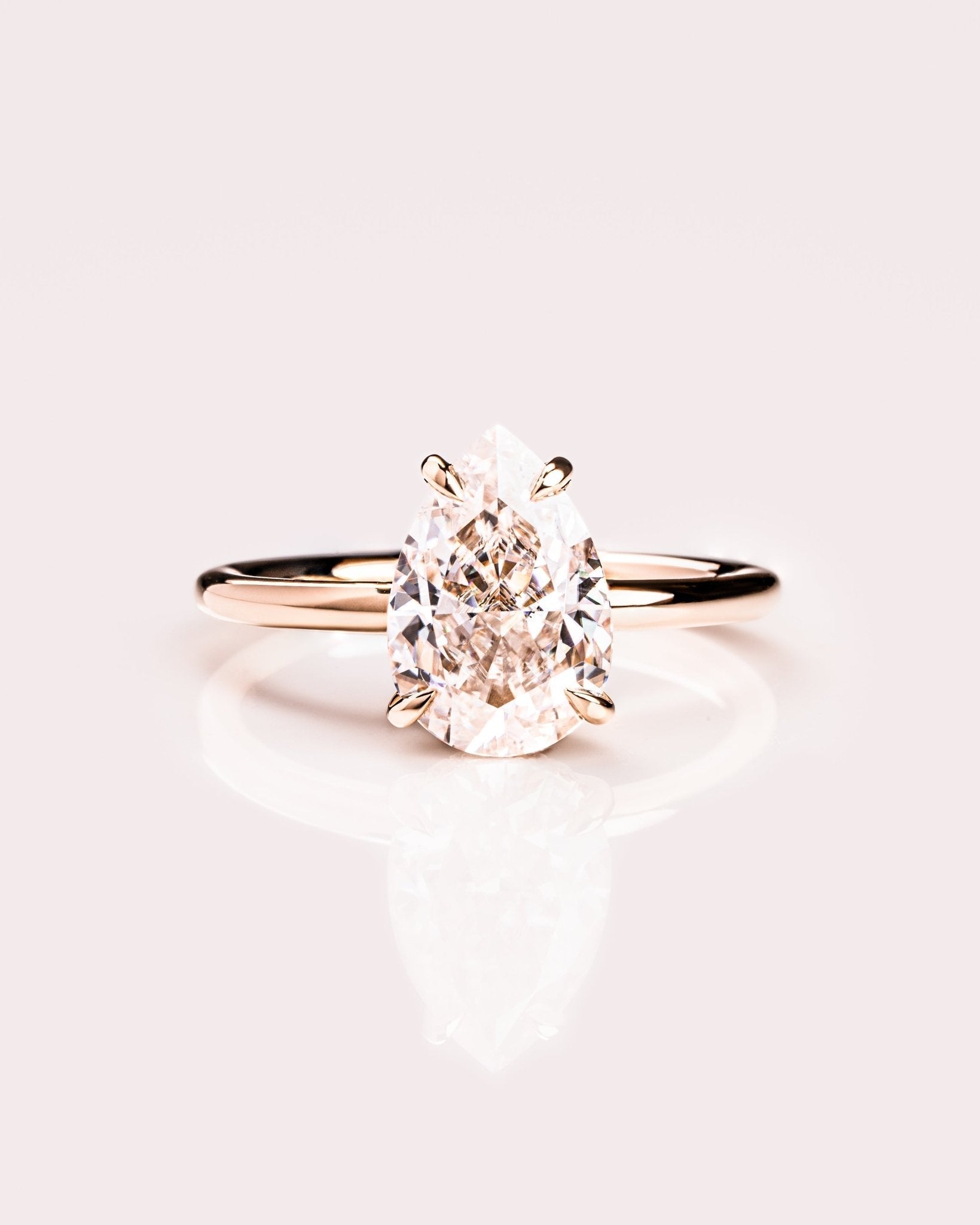 Cushion Hidden Halo Lab Grown Diamond Engagement Ring